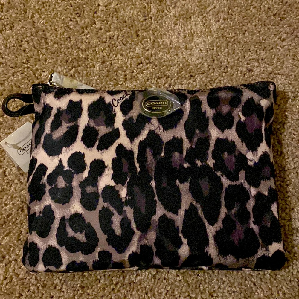 Foldable travel bag and pouch- coach, NWT